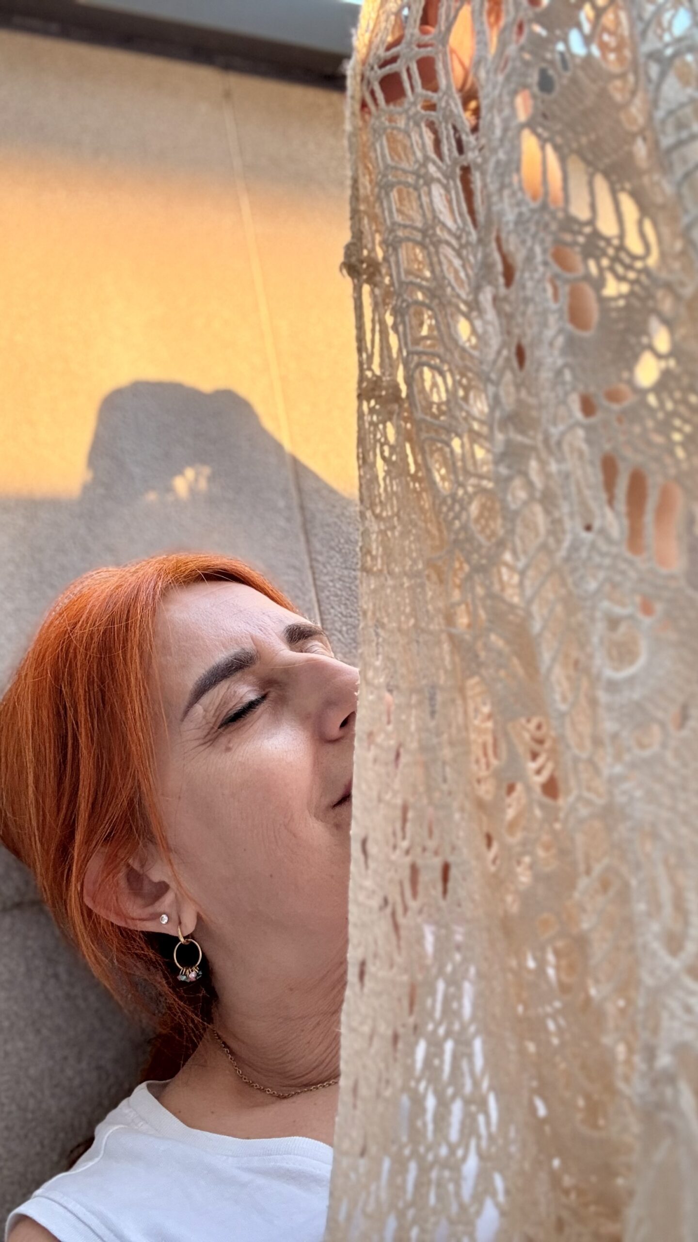 chal de novia tejido a ganchillo